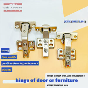 Wholesale Auto Furniture Hinges Self Closing Cold-Rolled Steel Metal Soft Hinge Cabinet Adjustable Manufacturer